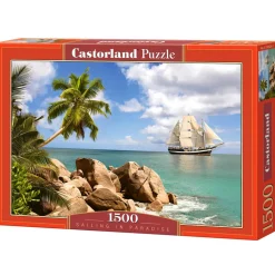 Puzzle 1500 pièces : Naviguer au Paradis - Castorland