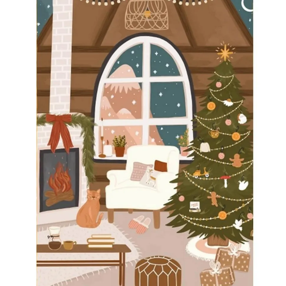 Puzzle 1000 pièces : Noël au coin du feu - Villager Puzzles