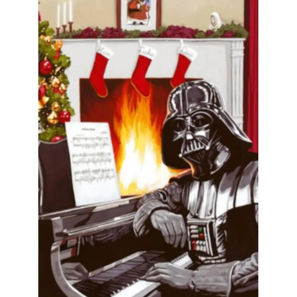 Puzzle 1000 pièces : Noël avec Dark Vador ! - Trefl