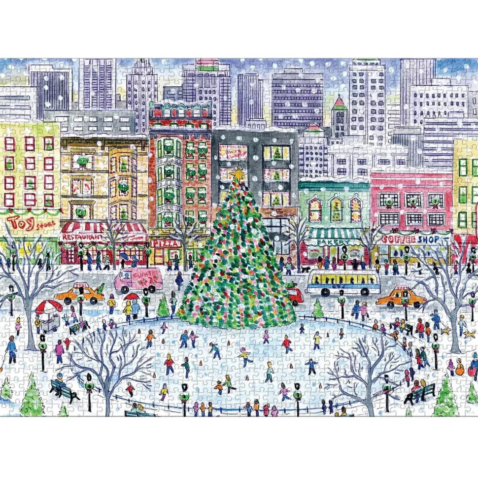 Puzzle 1000 pièces : Noël en Ville - Galison