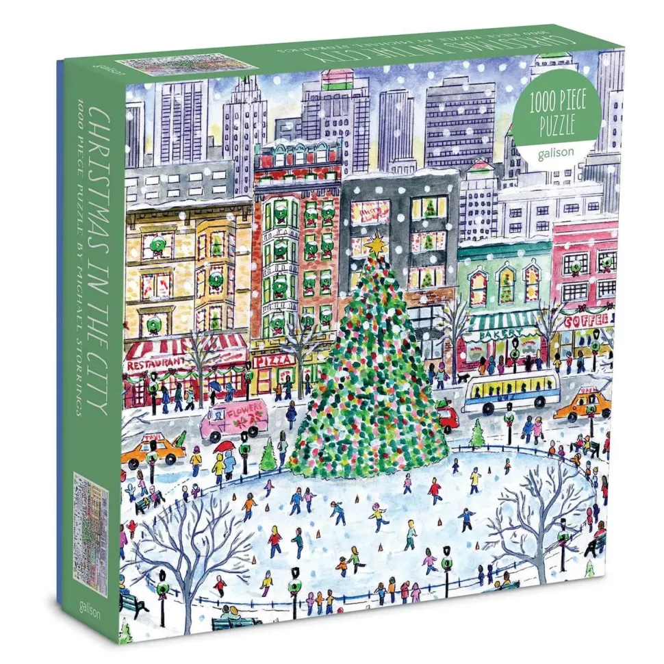 Puzzle 1000 pièces : Noël en Ville - Galison