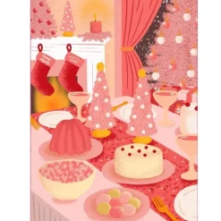 Puzzle 500 pièces : Noël rose - Villager Puzzles