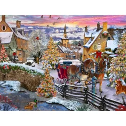 Puzzle 1000 pièces : Noël vintage - Vermont Christmas Company