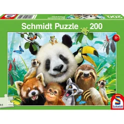 Puzzle 200 pièces : Nos amis les bêtes - Schmidt