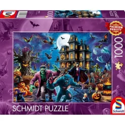 Puzzle 1000 pièces : Nuit d'Halloween - Schmidt