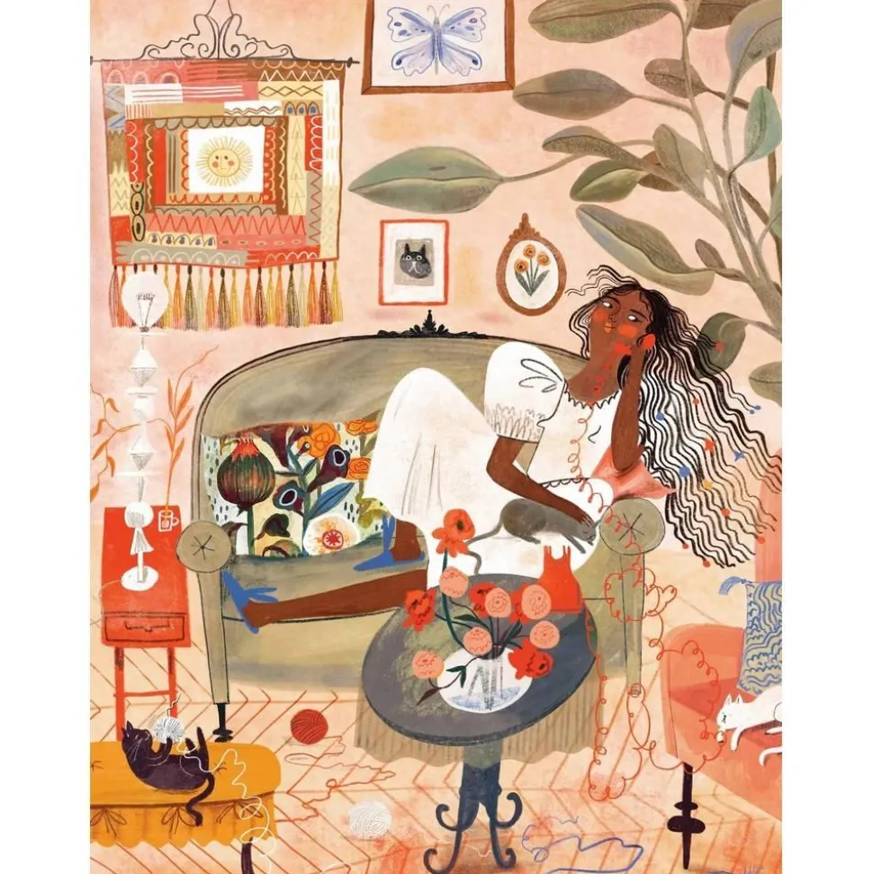 Puzzle 500 pièces : Nuit douillette - New York Puzzle Company