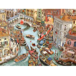 Puzzle 2000 pièces : O Sole Mio, Göbel et Knorr - Heye