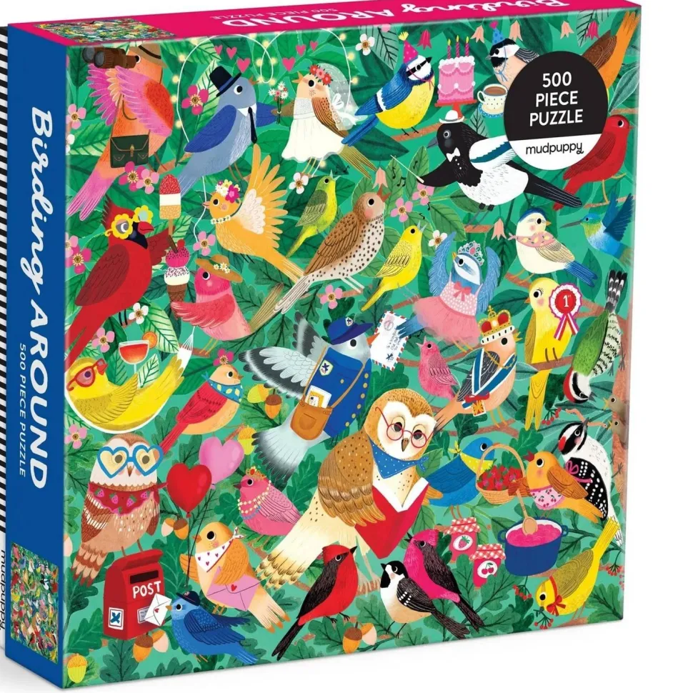 Puzzle 500 pièces : Observation des oiseaux - Galison