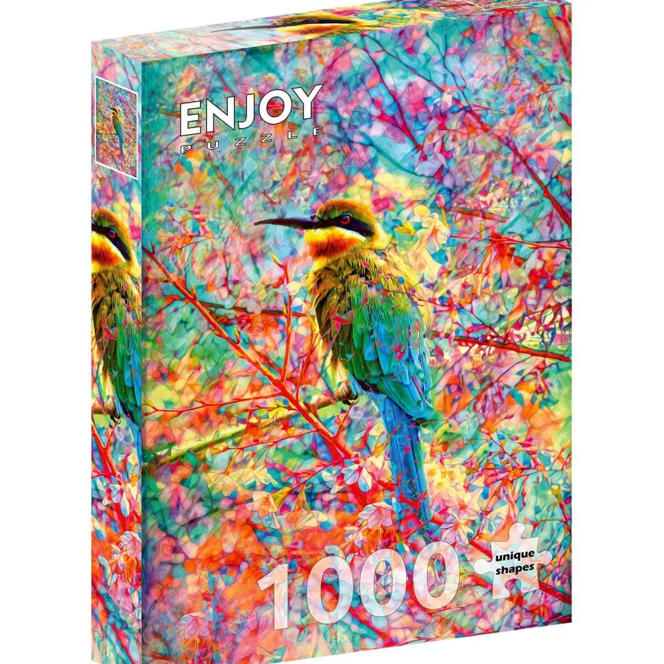 Puzzle 1000 Pièces : Oiseau heureux - EnjoyPuzzle