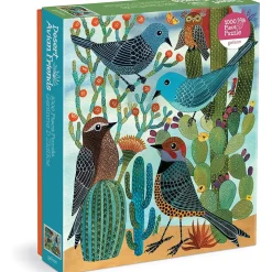 Puzzle 1000 pièces : Oiseaux amis du désert - Galison
