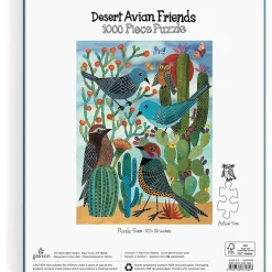 Puzzle 1000 pièces : Oiseaux amis du désert - Galison