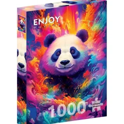 Puzzle 1000 Pièces : Panda Rêverie - EnjoyPuzzle