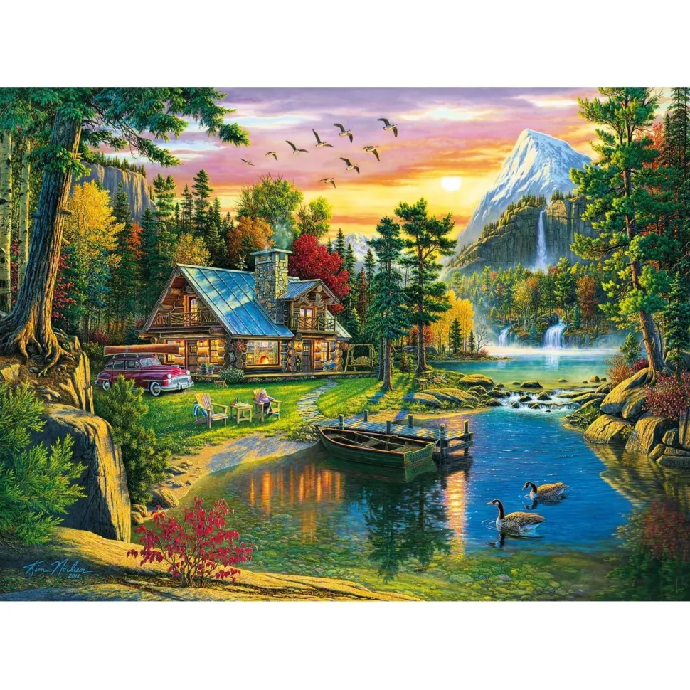 Puzzle 1000 pièces : Paradis Montagnard - Ks Games