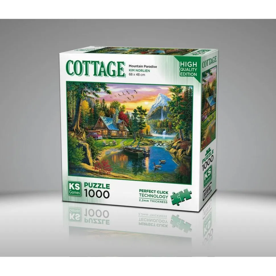 Puzzle 1000 pièces : Paradis Montagnard - Ks Games