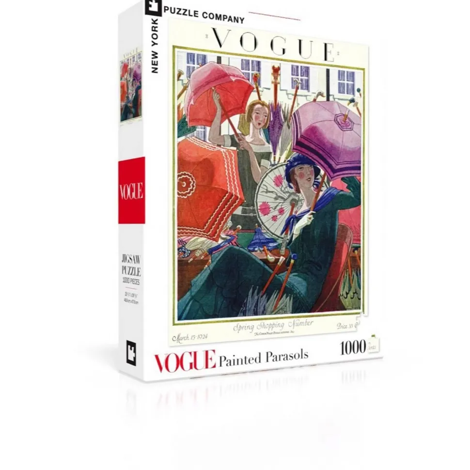 Puzzle 1000 pièces : Parasols peints - New York Puzzle Company