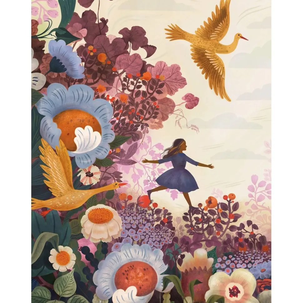 Puzzle 500 pièces : Parmi les fleurs - New York Puzzle Company