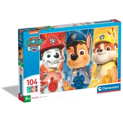 Puzzle 104 pièces : Pat' Patrouille - Clementoni