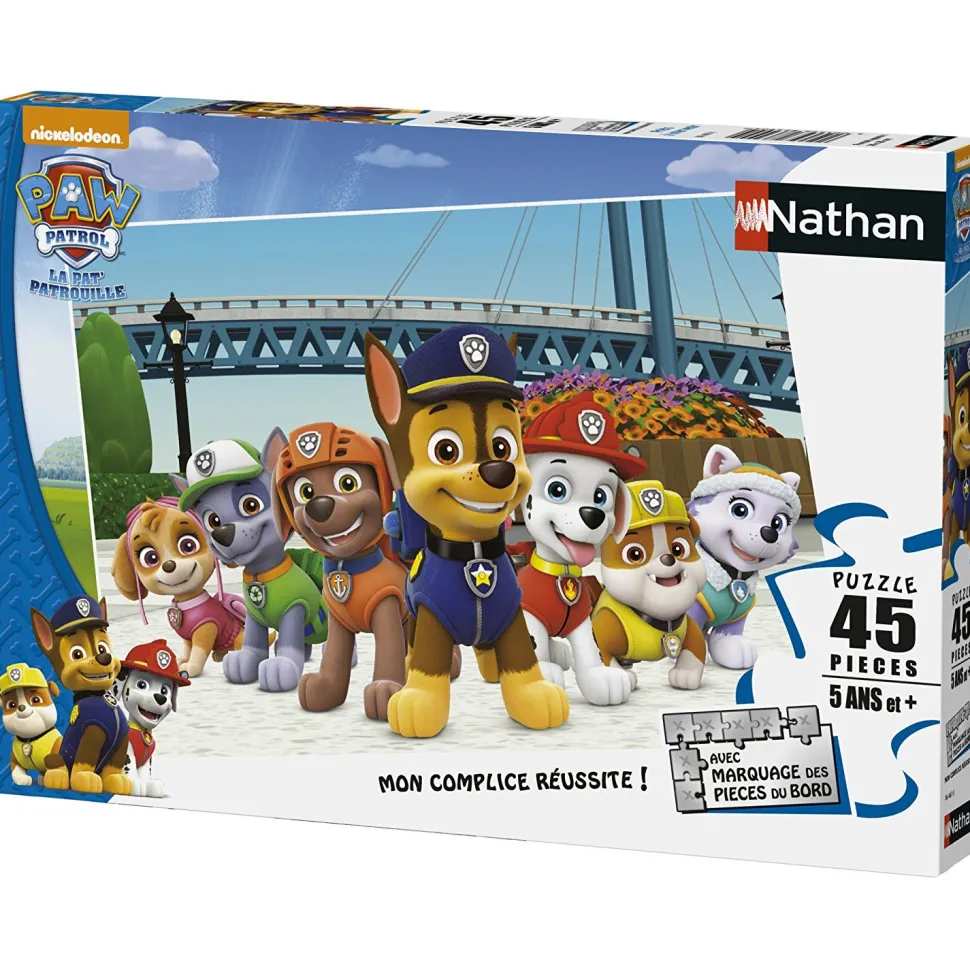 Puzzle 45 pièces : Pat'Patrouille prête à intervenir - Nathan