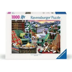 Puzzle 1000 pièces : Pause au coeur des montagnes - Ravensburger