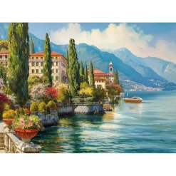 Puzzle 1000 pièces : Paysage Italien - Ks Games