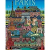 Puzzle 500 pièces : Paysage urbain de Paris - Gibsons