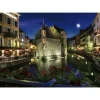 Puzzle 1000 pièces - Paysages nocturnes : Annecy, France - DToys