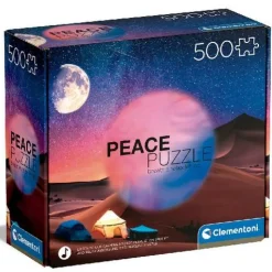 Puzzle 500 pièces : Peace Puzzle - Clementoni
