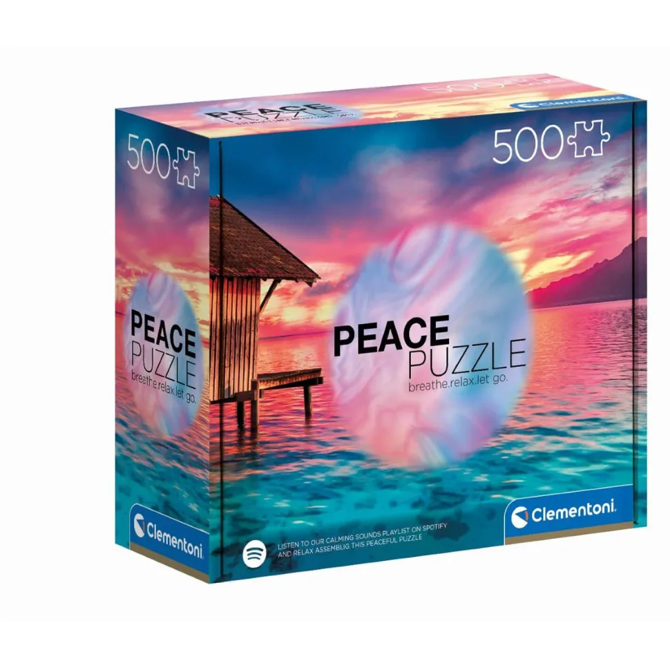 Puzzle 500 pièces : Peace Puzzle - Clementoni