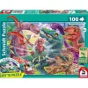Puzzle 100 pièces : Petit dino, grandes aventures - Schmidt