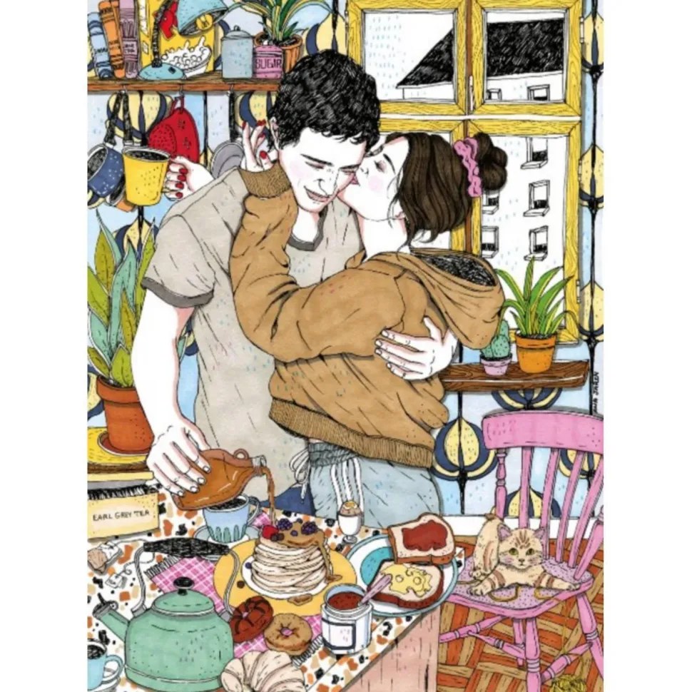 Puzzle 1000 Pièces : Petit Déjeuner & Amour - Magnolia