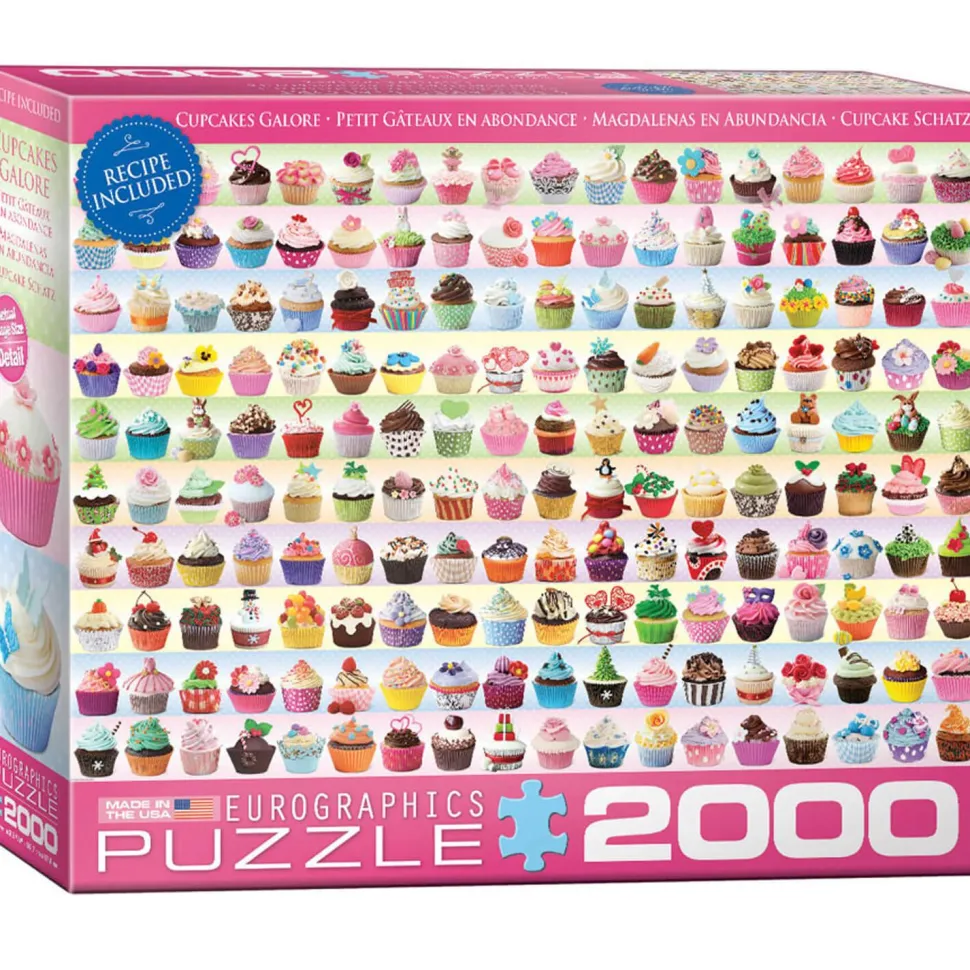 Puzzle 2000 pièces : Petits gâteaux en abondance - Eurographics