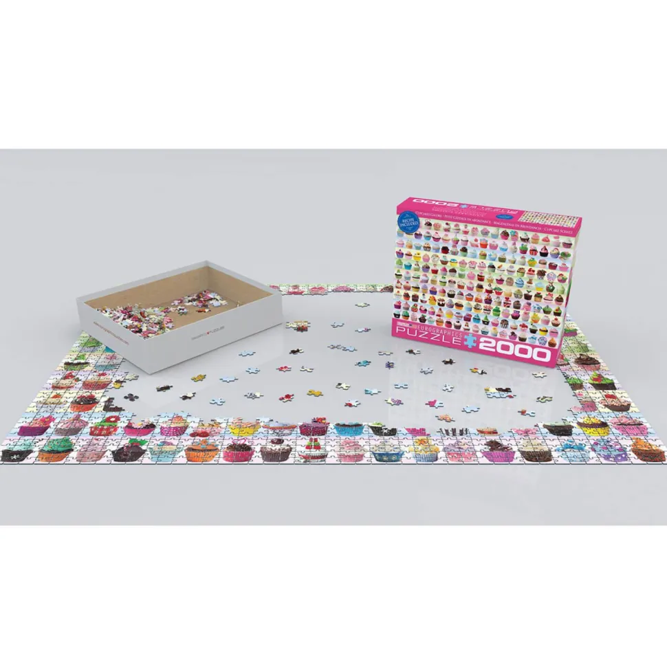 Puzzle 2000 pièces : Petits gâteaux en abondance - Eurographics