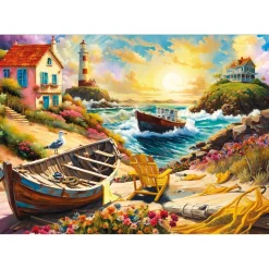 Puzzle 1000 pièces : Phare - Ks Games