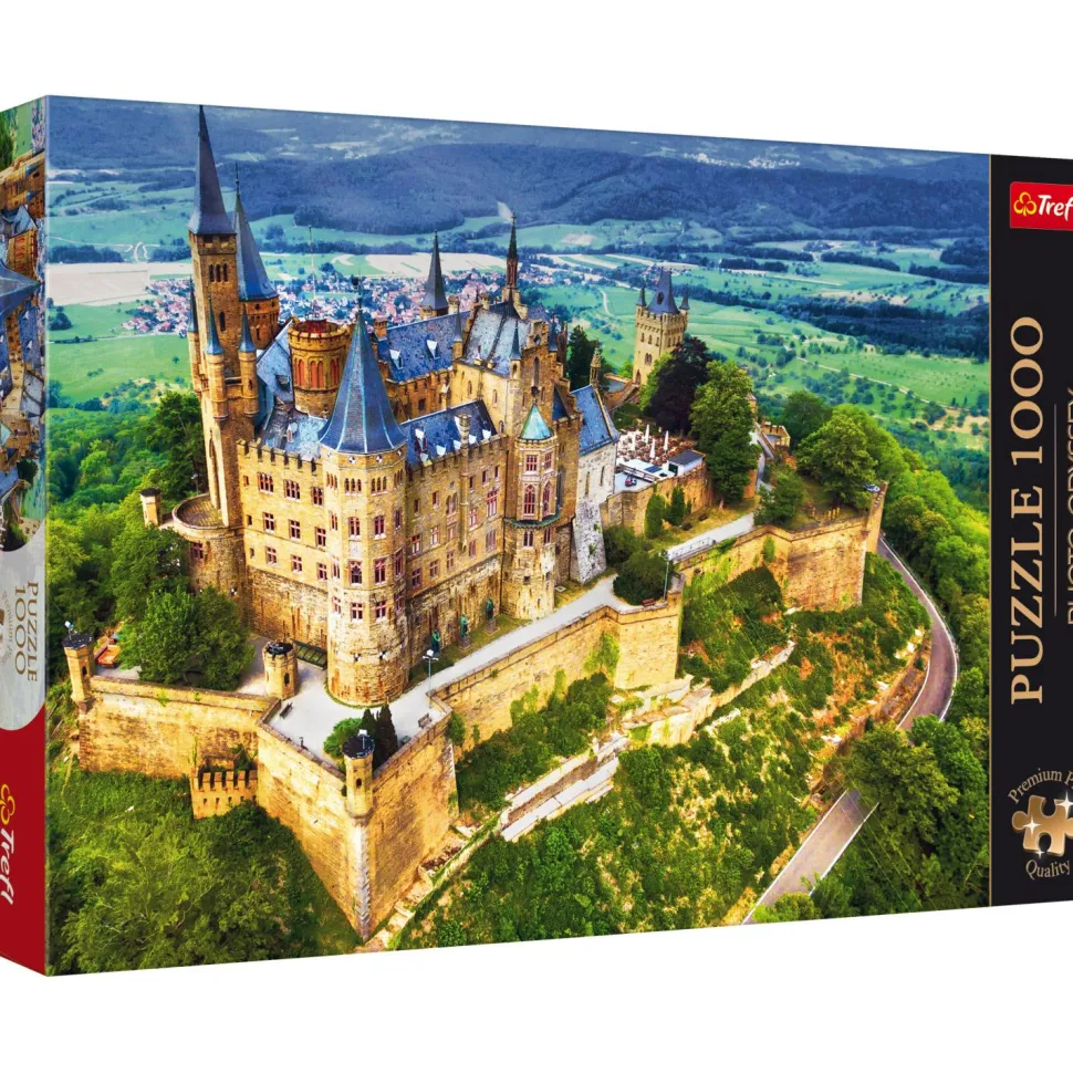 Puzzle 1000 pièces : Photo Odyssée : Château de Hohenzollern, Allemagne - Trefl
