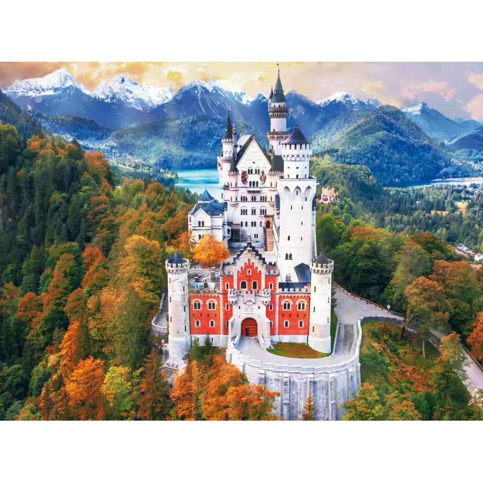Puzzle 1000 pièces : Photo Odyssée : Château de Neuschwanstein, Allemagne - Trefl