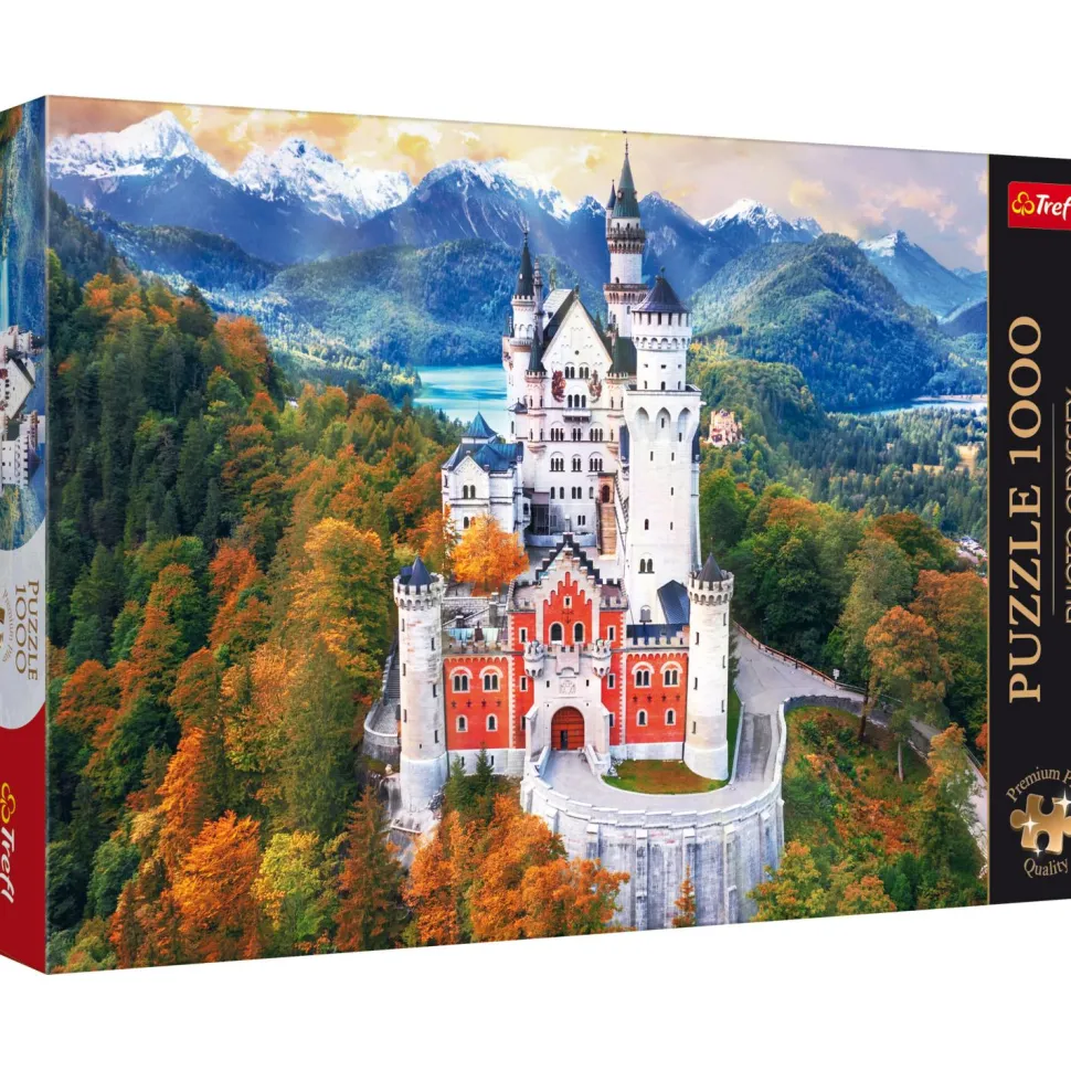 Puzzle 1000 pièces : Photo Odyssée : Château de Neuschwanstein, Allemagne - Trefl