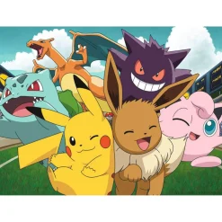 Puzzle 100 pièces : Pikachu et les Pokémon - Nathan