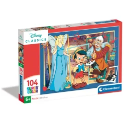 Puzzle 104 pièces : Pinocchio - Clementoni