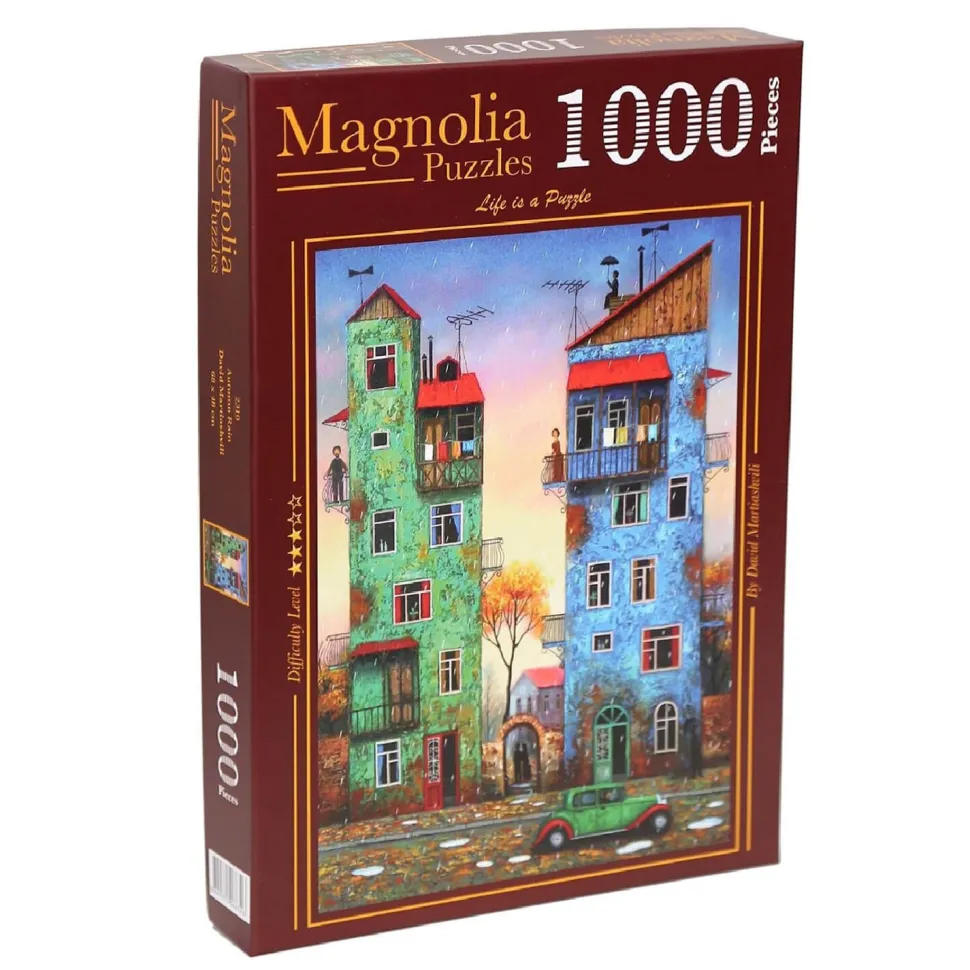 Puzzle 1000 pièces : Pluie d'automne - David Martiashvili - Edition spéciale - Magnolia