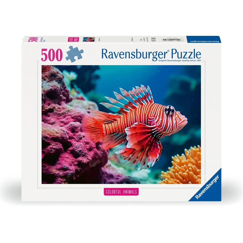 Puzzle 500 pièces : Poisson-lion - Ravensburger