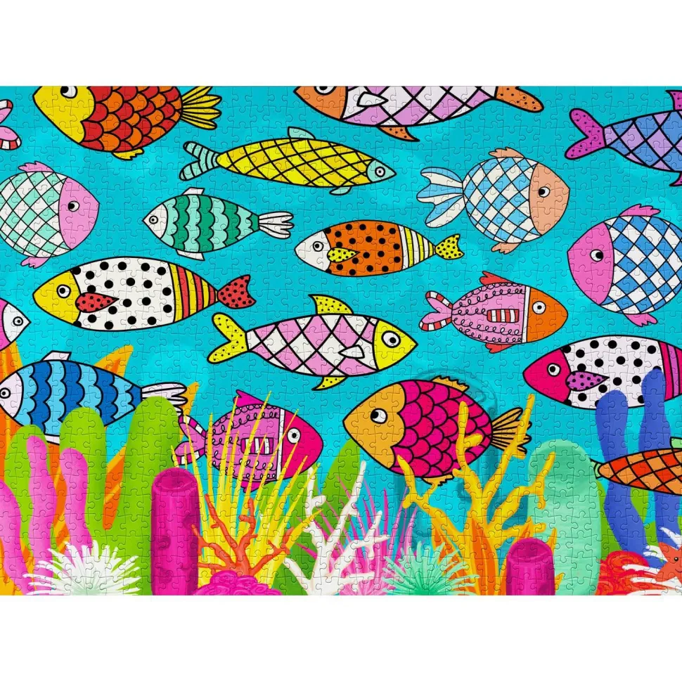 Puzzle 1000 Pièces : Poissons à motifs - EnjoyPuzzle