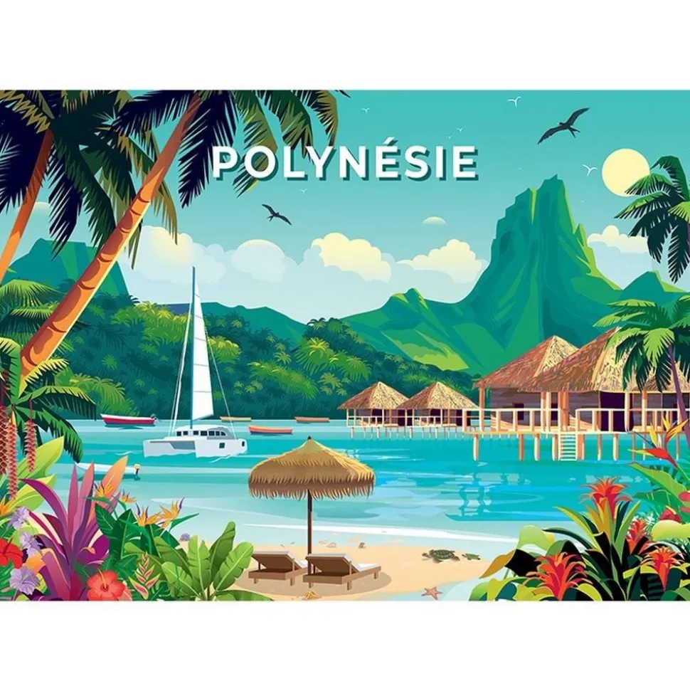 Puzzle 1000 pièces : Polynésie française - Sentosphère
