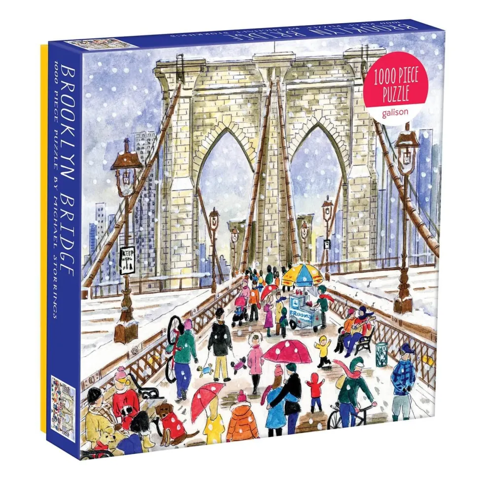 Puzzle 1000 pièces : Pont de Brooklyn, Michael Storrings - Galison