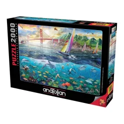 Puzzle 2000 pièces : Pont de la baie San Fransisco - Anatolian
