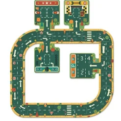 Puzzle 21 pièces : Pop to play : Routes - Djeco