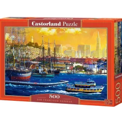 Puzzle 500 pièces : Port de San Francisco - Castorland