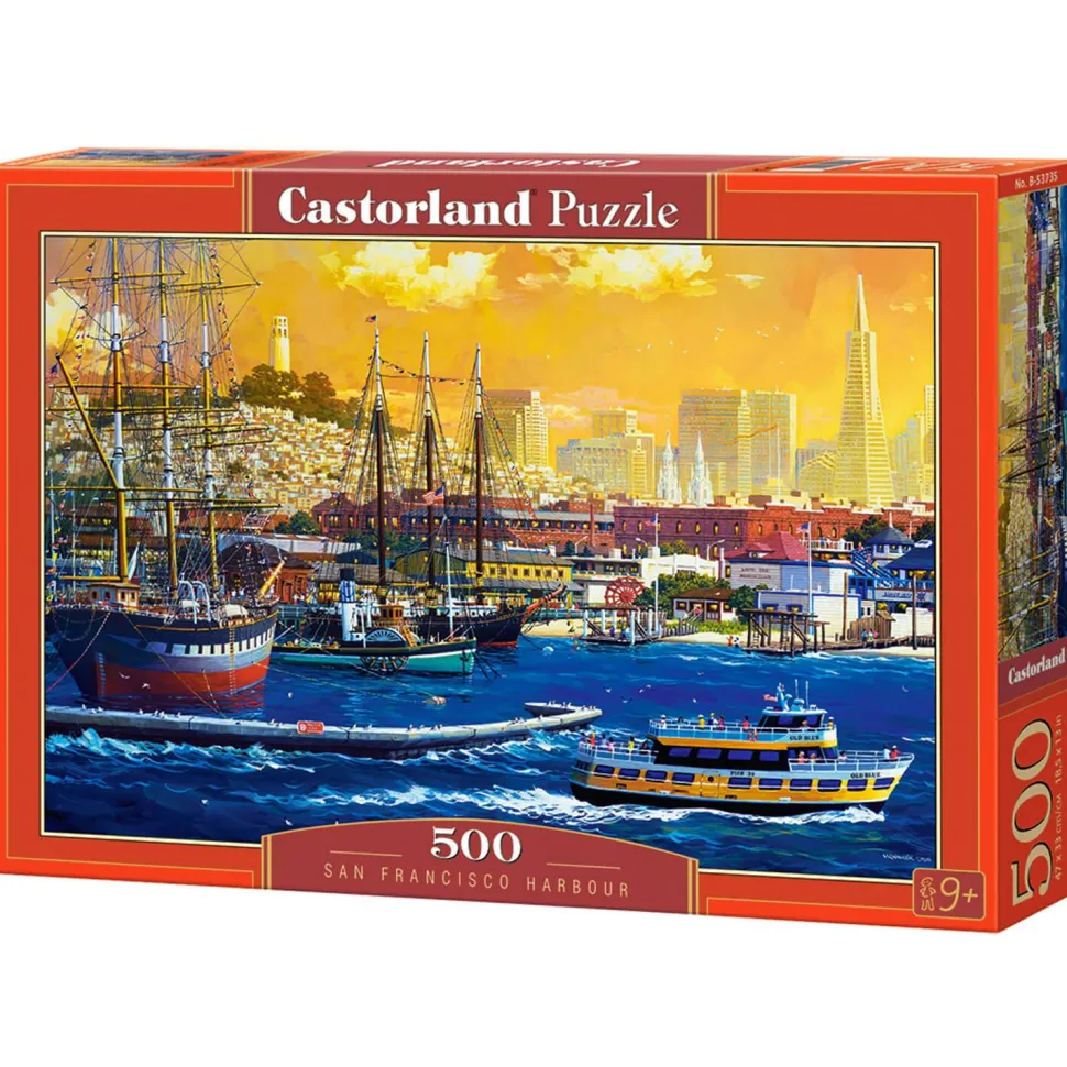 Puzzle 500 pièces : Port de San Francisco - Castorland