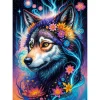 Puzzle 1000 Pièces : Portrait de Loup Magique - EnjoyPuzzle