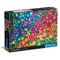 Puzzle 1000 pièces + poster : Colorboom : Marbres - Clementoni