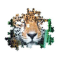 Puzzle 500 pièces + poster : Jaguar dans la jungle - Clementoni